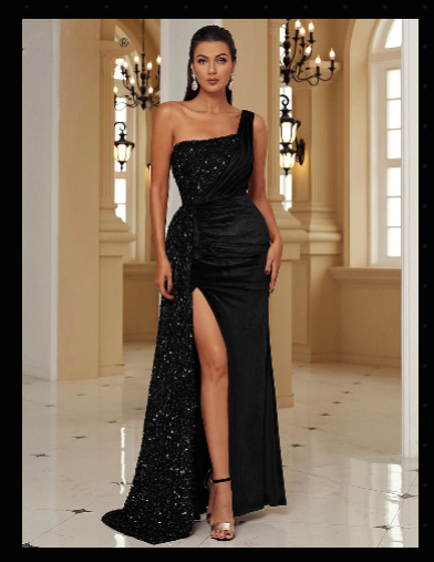 Gorgeous Sequin Elegant Evening Dress