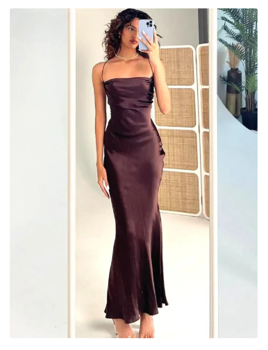 Cassandra Satin Maxi Dress