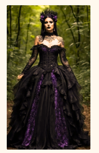 Victorian Corset Tulle Lace Dress