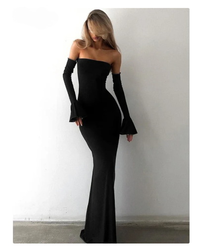 Off-Shoulder Sexy Evening Dress