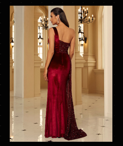 Gorgeous Sequin Elegant Evening Dress