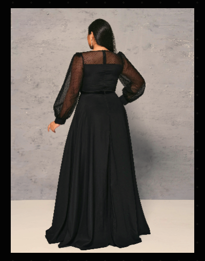 Elegant Sexy Split Evening  Dress