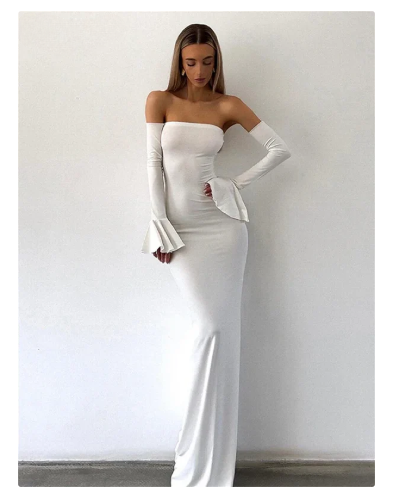 Off-Shoulder Sexy Evening Dress