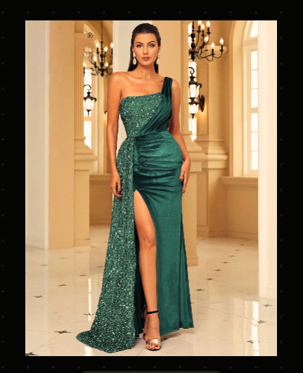 Gorgeous Sequin Elegant Evening Dress