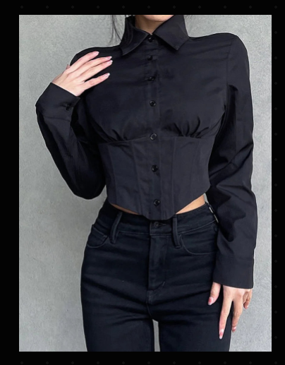 Lily Cropped Blouse