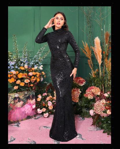 Sequin Mermaid Formal Occasion Dress