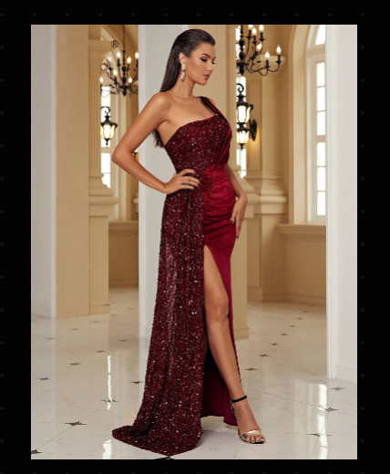 Gorgeous Sequin Elegant Evening Dress